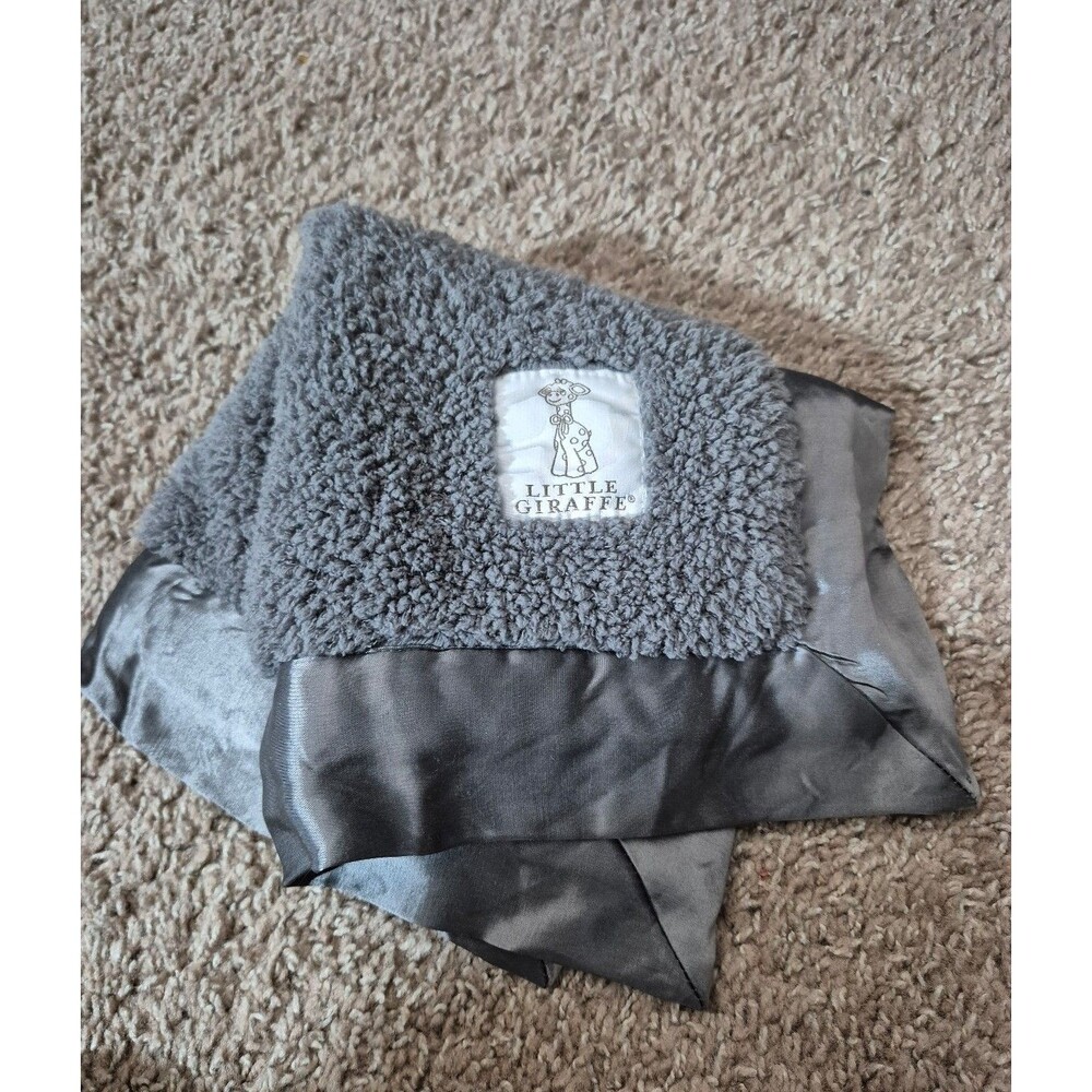 Little giraffe security blanket - dark grey
